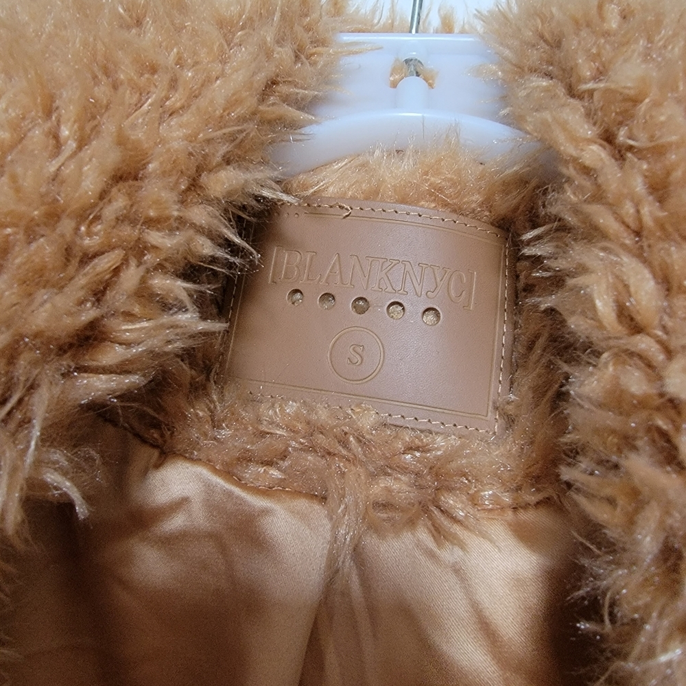 Blank NYC faux fur jacket